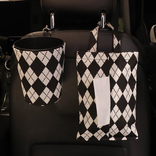 新品车载垃圾桶汽车内用雨伞收z纳置物桶车上垃圾筒垃圾袋专用后