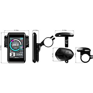 Bic BControl Panel Meter UKC Display bike 极速24 For 72V