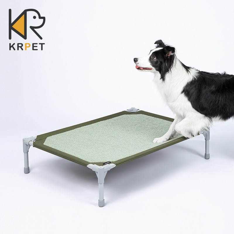极速KRPET行军床冬季绒u面宠物床加厚保暖狗狗睡觉床垫离地狗窝宠