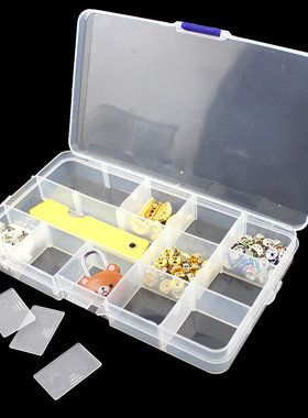 极速Plastic Jewelry Borx 10/15/24 Compartment Slot Organizer