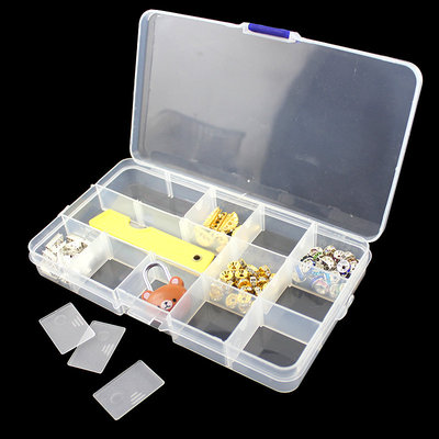 极速Plastic Jewelry Borx 10/15/24 Compartment Slot Organizer