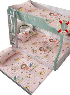 极速上下铺床笠床罩儿n童男女孩子母床单1米35单件纯棉120190薄