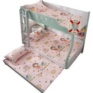 极速上下铺床笠床罩儿n童男女孩子母床单1米35单件纯棉120190薄