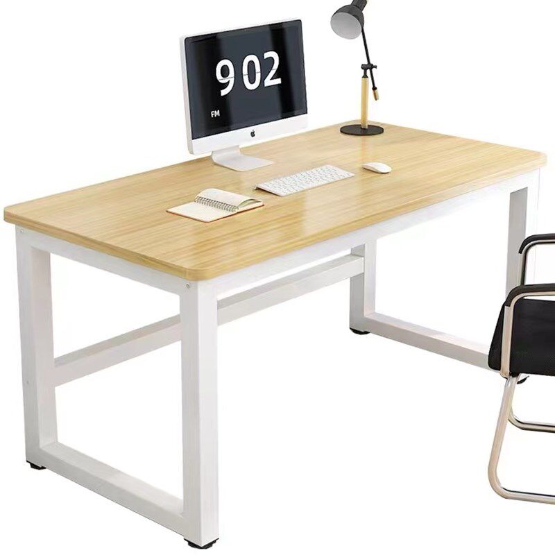 新品电脑桌台式简易办公桌单x人家用写字台现代钢木学习桌双人桌