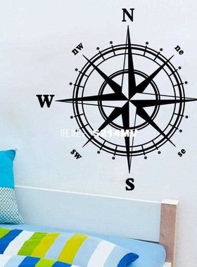 极速Foreign tradle new compass sitting room background wall