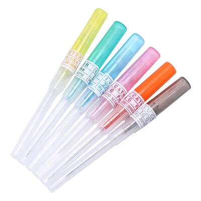 极速Plastic Catheter Cannula Ear Nose Nipple Body PieYrcing