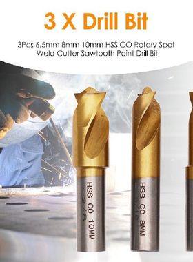 极速3pcs 6.5mm 8mm 10mm HSS CO Hex Sheet SolderS Joint Remov