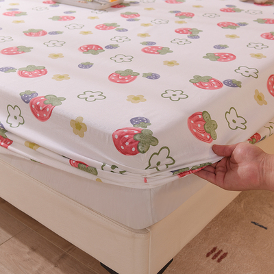 极速床笠135x200纯棉儿童120x19F0宿舍上下铺拼接床榻榻米床垫套