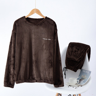 极速L-XL Size Flannel wWarm Pijama For Men New Wint