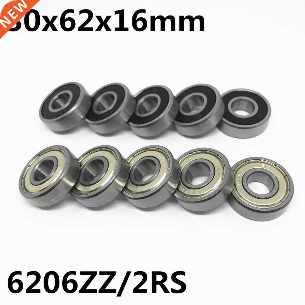 新品1pcs 6206ZZ 6206-2RS ball bearing 30x6M0x16mm deep groov