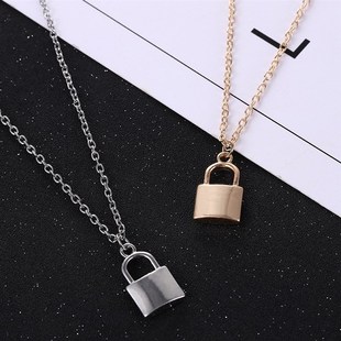 Simple Fashion Metal 极速Hot Lock New PlatingP Necklace Sale