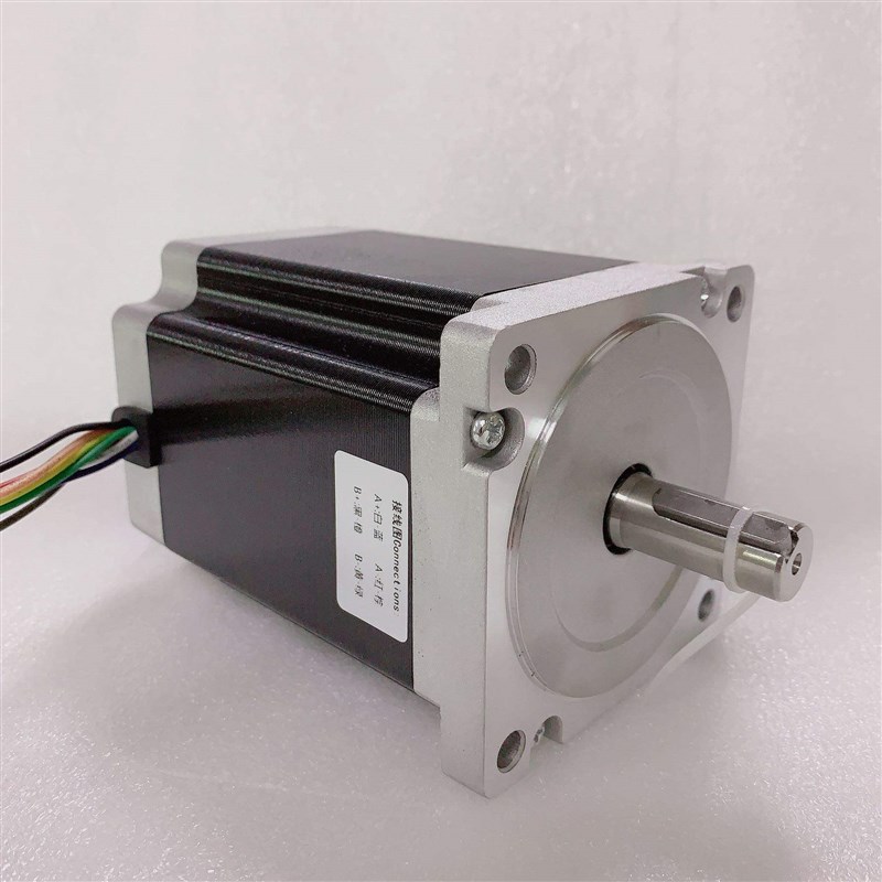 极速86步进电机8N.M,8.5N.M,12N,M轴1P2.7或者轴14戴键槽