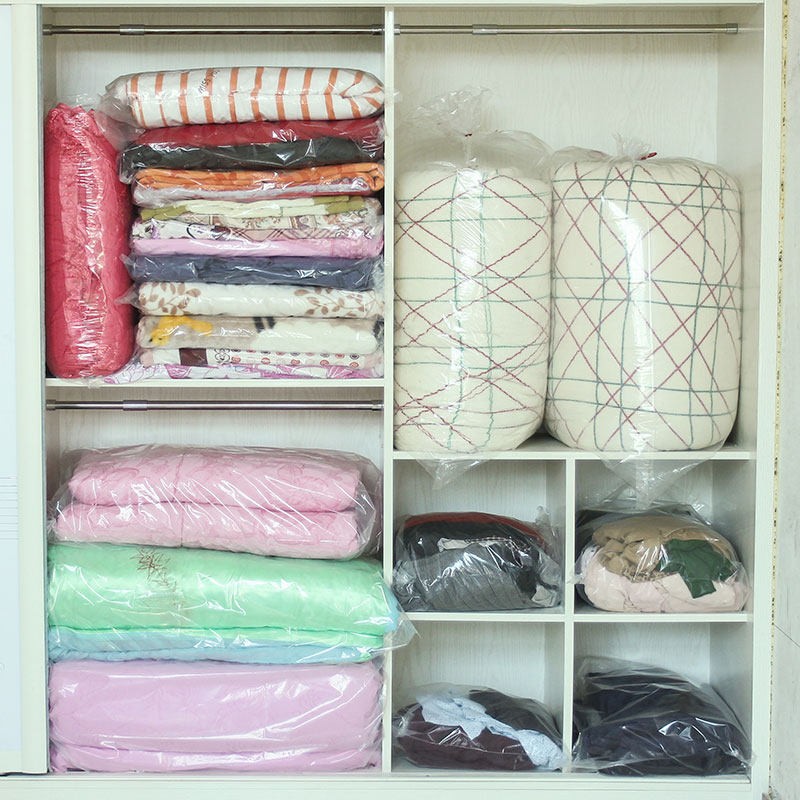 极速装被子的收纳袋衣服物整理棉絮搬家打包N袋子超大透明塑料防