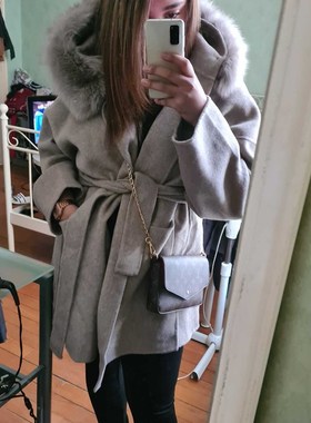 极速OFTBUY 2021 New Oversize Loose Cashmere Wool BlendZs Rea