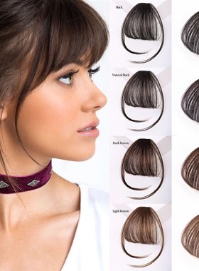 极速Synthetic Air Bangs Heat Resistant Hairpieces HaiXr Wome