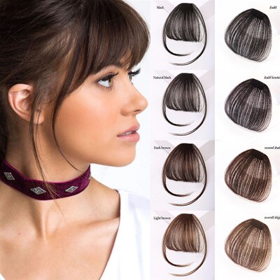 极速Synthetic Air Bangs Heat Resistant Hairpieces HaiXr Wome