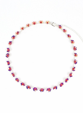 极速Fashion accessories faswhion necklaces flower necklaces