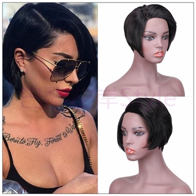 极速Lace Front Wigs Virgwin Human Hair Bob Wigs真人发女Bob头