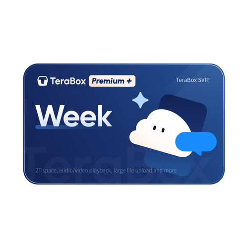 TeraBox Premium Svip week  7天卡 周卡