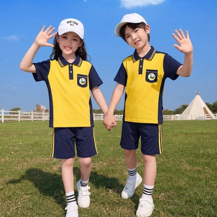 惠州惠城区小学生冬装外套校服t恤短袖长袖学生运动套装厂家直销