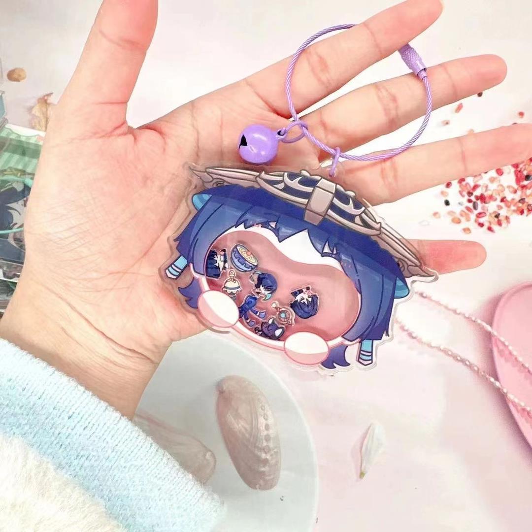 原神动亚克力万大嘴摇摇乐钥匙扣