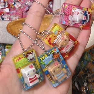 超级可爱超迷你微缩hello kitty挂卡迷你小挂件装饰包包挂饰礼物