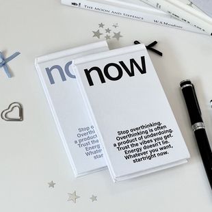 韩国oab 高颜值少女心日程计划本手账本学生笔记本子 Now本复刻款