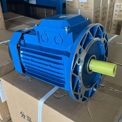 YS90L4 1500W4极三相异步电动机380v b5b3b14立卧式法兰 铝壳电机