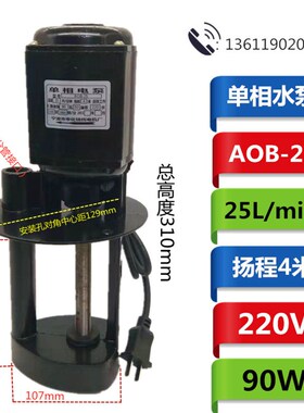 三相电泵120W机床泵AB-25/DB-25 380V220V车床冷却泵90W油泵水泵