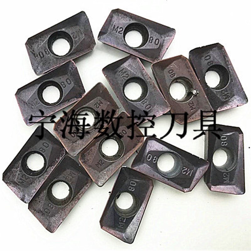 三菱二手进口f刀片1604方刀片加硬25R0.8铣刀片数控刀片加工中心