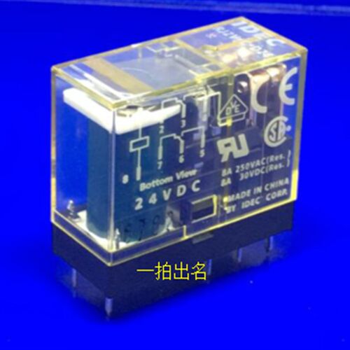 IEDC和泉RJ2VCD24直流电继电器24V线圈电压GB/T21711标准 RJ2V-C-