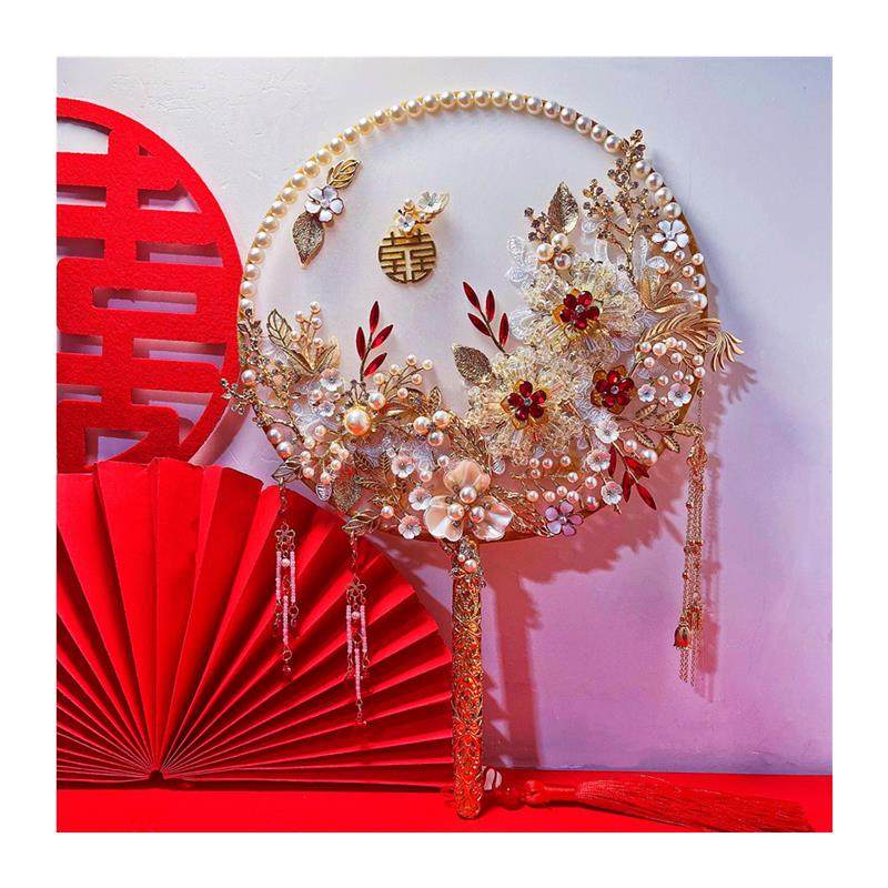 极速中式金色红色双面团扇diy材料包成品新娘结S婚龙凤秀禾服手捧,鲜花速递/花卉仿真/绿植园艺,新娘手捧花,淘宝优惠券,粉丝福利购,淘宝优惠卷
