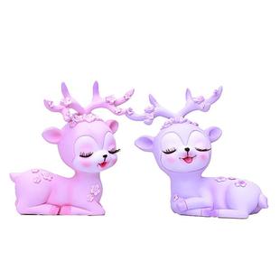 极速创意网红可爱小鹿存钱储蓄罐儿童只进不N出摆件防摔女孩女生