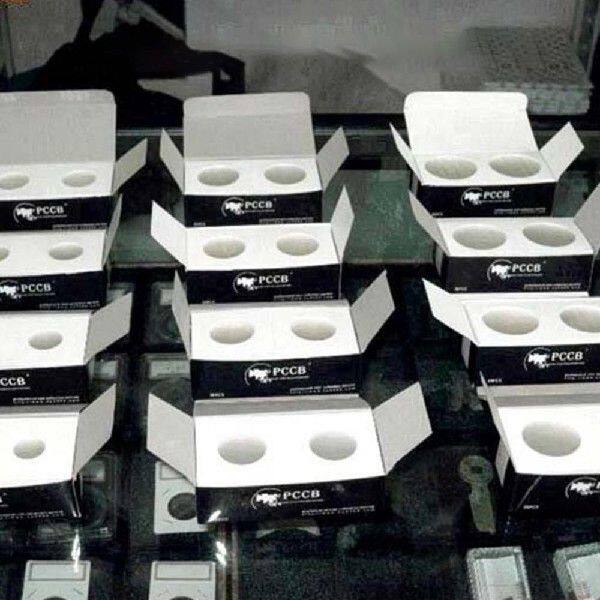 新品100Pcs Cardboard Coin Holders Coin Album PCollection Sta