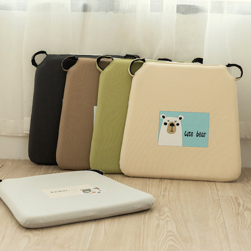 极速2022年新款餐桌椅垫梯形椅子坐垫记忆棉家Q用四季通用卡通学