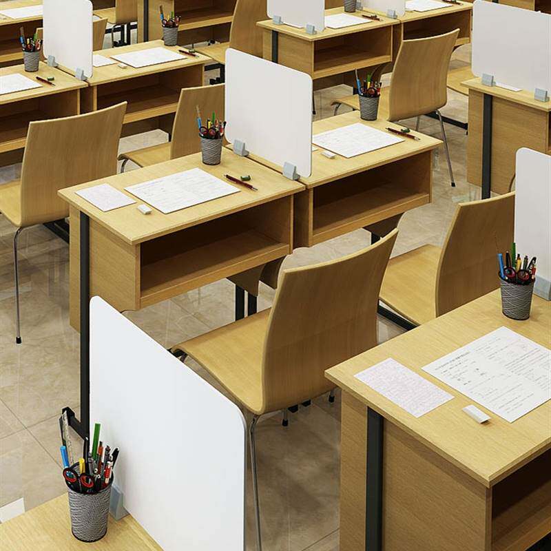 极速办公室工位遮挡屏风隔断x置物架员工学生桌面挡板书桌避光挡