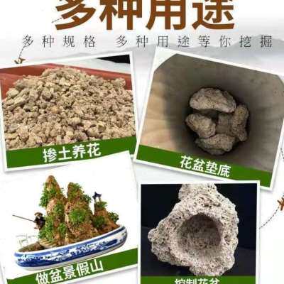 新品天然a吸水石原石假山盆景造景石毛料菖蒲石斛附石抱石景观石