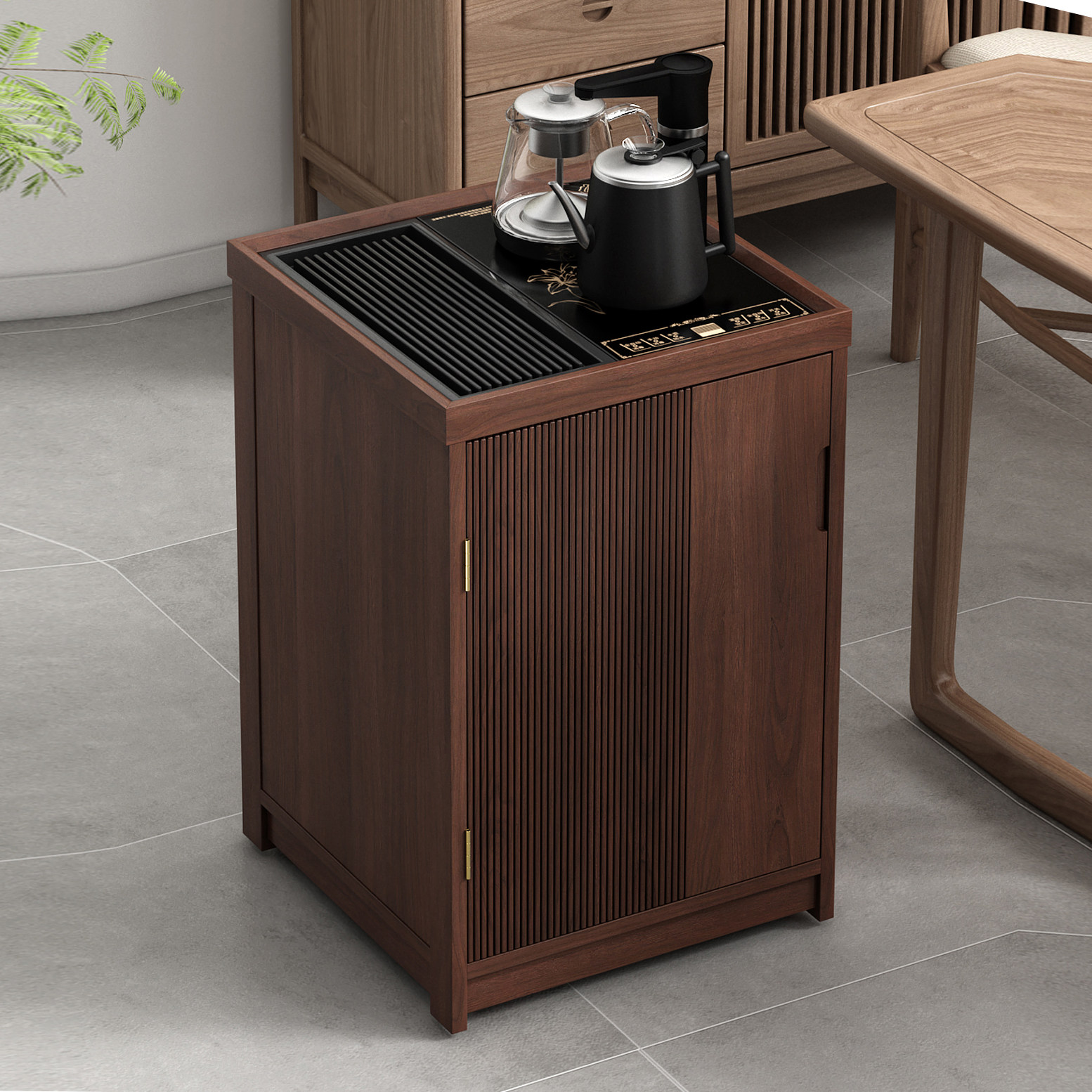 移动小茶桌家用茶台实木茶车烧水壶一体茶水柜茶边几功夫茶盘套装,住宅家具,茶几,淘宝优惠券,粉丝福利购,淘宝优惠卷