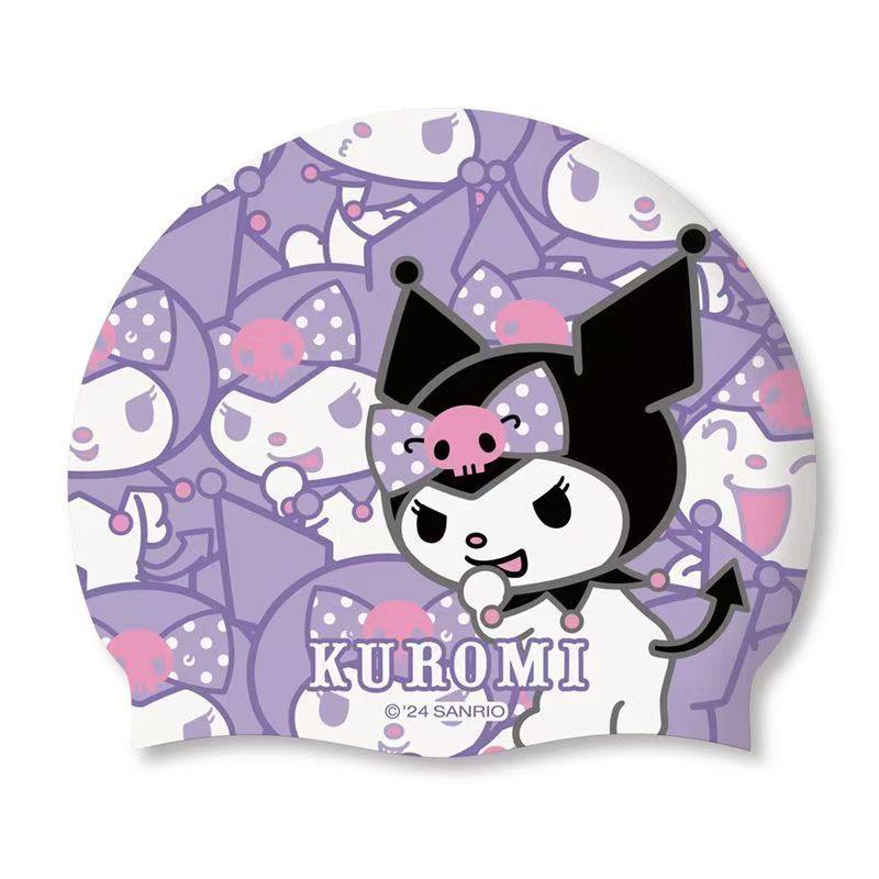 洲克硅胶泳帽防水护发护耳女儿童长发不勒头防滑粉紫库洛米游泳帽,运动/瑜伽/健身/球迷用品,泳帽,淘宝优惠券,粉丝福利购,淘宝优惠卷