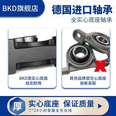 德国Bkd进口外球面轴承Ucp203轴承座204/205/206/207/208/209