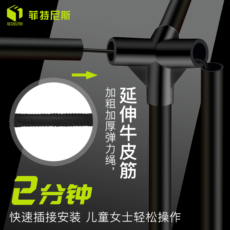 羽毛球网架折叠便携式球柱家用比赛室内户外简易标准移动支架子