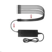 监控摄像机电源12V5A8A10A15直流一拖八多路集中供电源通用