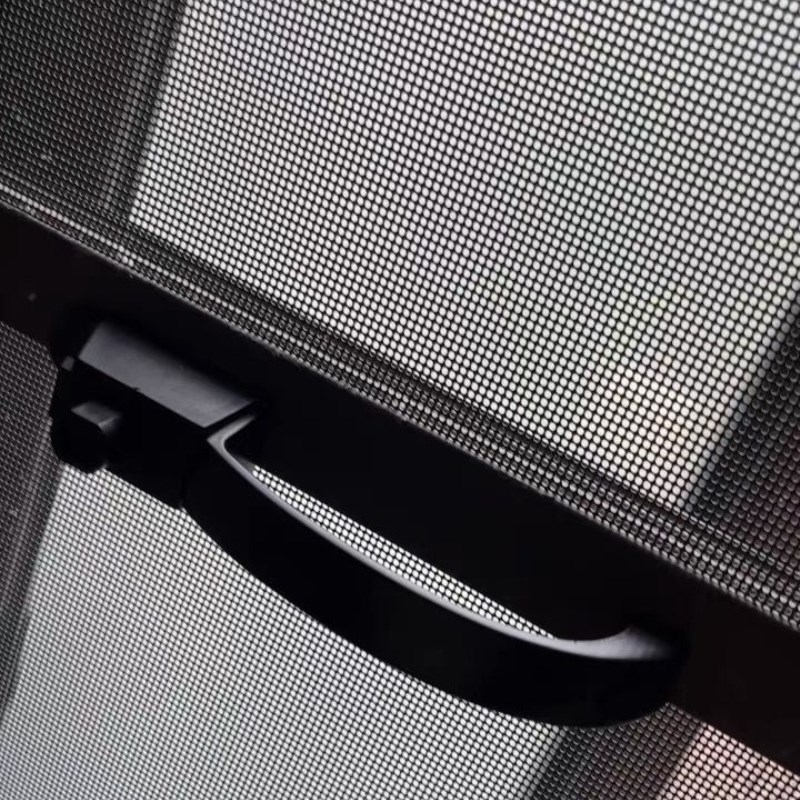 金刚网纱窗执手插销锁防盗纱窗锁扣把手铝合金推拉纱门窗户拉手锁