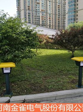 户外防水电动车充电器充电桩智能插座室外防雨罩小区景观立柱6032