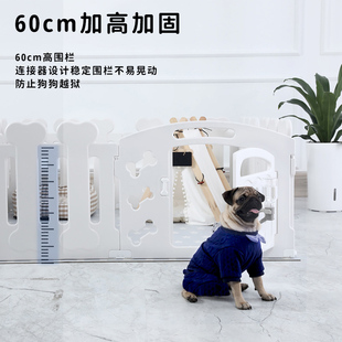 QTA狗笼子自由组装室内宠物围栏狗栅栏狗窝中小型犬狗围栏狗护栏