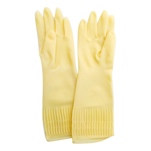 宏富牌 加长加厚45CM 乳胶手套防水洗碗洗衣橡胶39cm耐酸耐碱手套