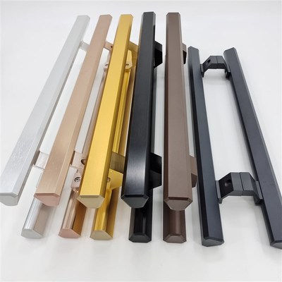 钢化玻璃门把手定制加厚铝合金有框门木门推拉移门非不锈钢大拉手