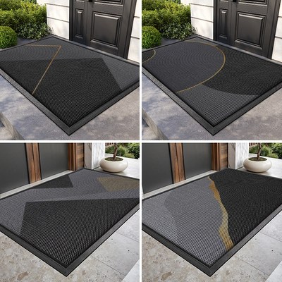 入户门地垫高级感别墅进门门口脚垫室外防滑门垫门外耐脏免洗地毯