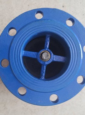 HC41X球墨铸铁法兰消声止回阀16Q消防水泵房防水锤止逆回流开关QT