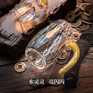 2024新款白酒杯高级感一套酒具水晶高档分酒器酒具小盏一口杯套装